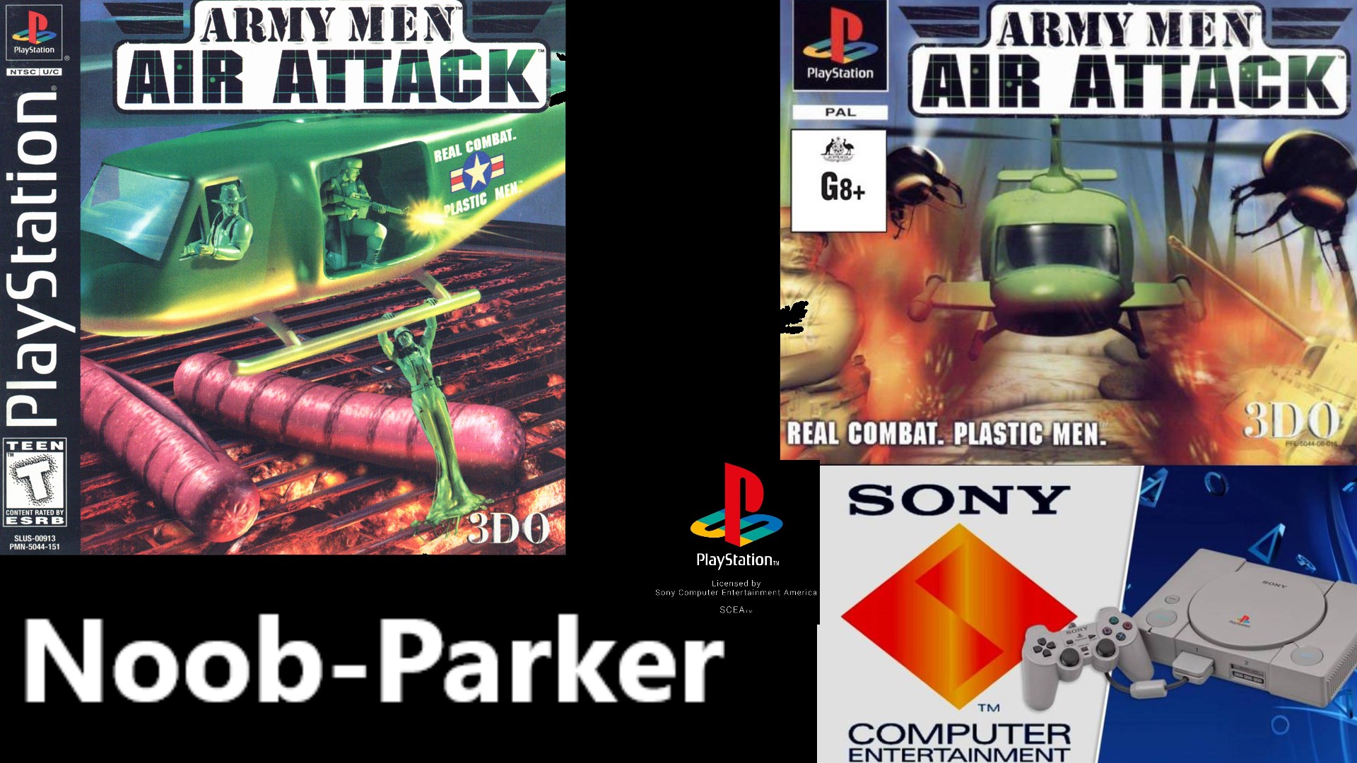 Army Men Air Attack PS1 полное прохождение. смотреть онлайн