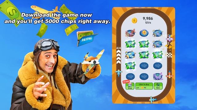 Air Tycoon-Millionaire Game Buy, merge and manage your planes so you can make them fly to earn mone смотреть онлайн