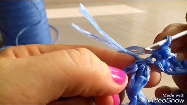 Вязание мочалки 2 часть смотреть онлайн