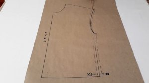 Простое построение выкройки худи