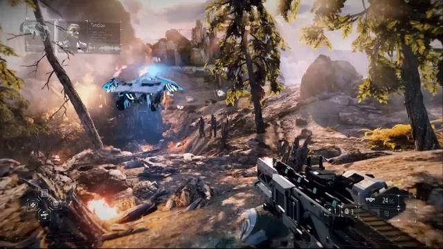 Меню PlayStation 4 (обзор Killzone: Shadow Fall) смотреть онлайн