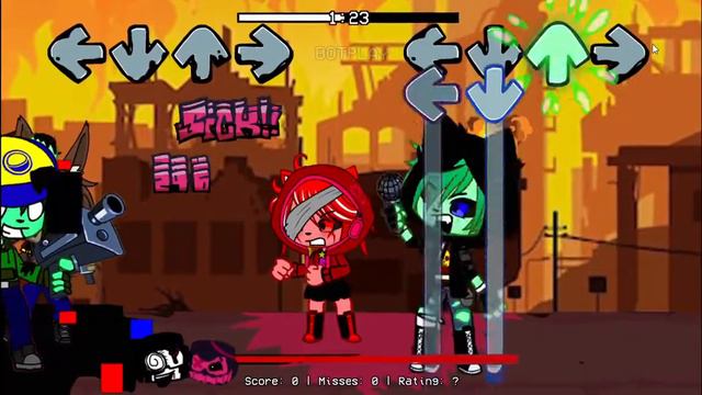 fnf Confronting Yourself/glich vs amnesia (REMASTERED) /Gonzalo vs Flippy/ FNF x gacha club смотреть онлайн