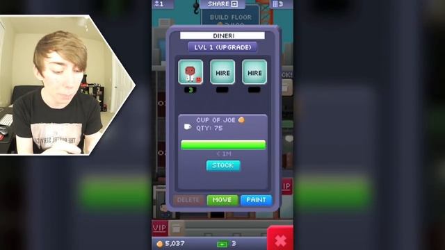 TINY TOWER (iPhone Gameplay Video) смотреть онлайн