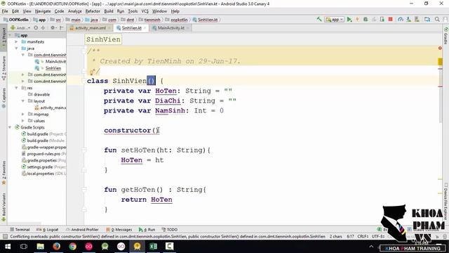 Lập trình Android (Kotlin) - Bài 12: OOP - Constructor смотреть онлайн