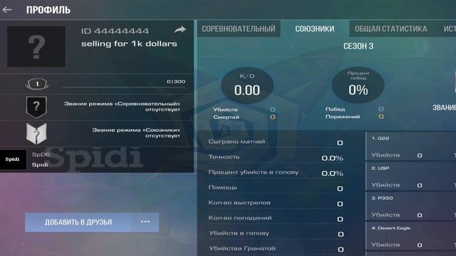 Аккаунты людей с крутыми айди ☢️