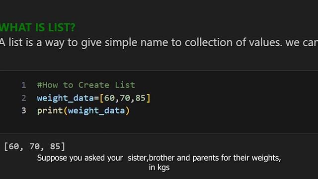 Python List | Tutorial for beginners | Use of List in Python|Create list in python смотреть онлайн