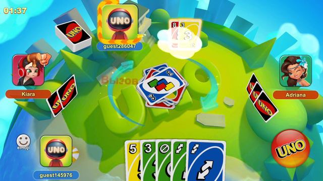 Играю в Уно!!! "Я нубик" смотреть онлайн