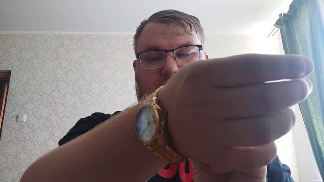 Обзор (отзыв) на наручные часы Keep in touch (золотые, белый циферблат) смотреть онлайн