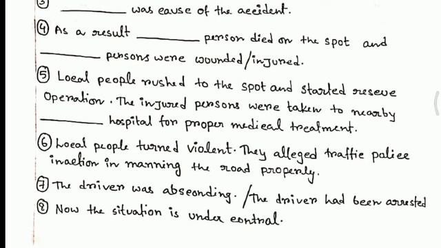 Report Writing Part 1