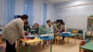 Занятие по робототехнике в детском саду