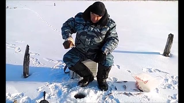 Зимняя рыбалка в Курской области ( часть 1 ) смотреть онлайн