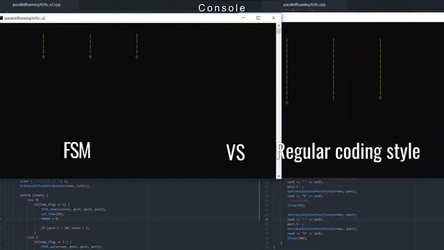 (Trailer)C/C++ animation (Using Finite State Machine Method) смотреть онлайн