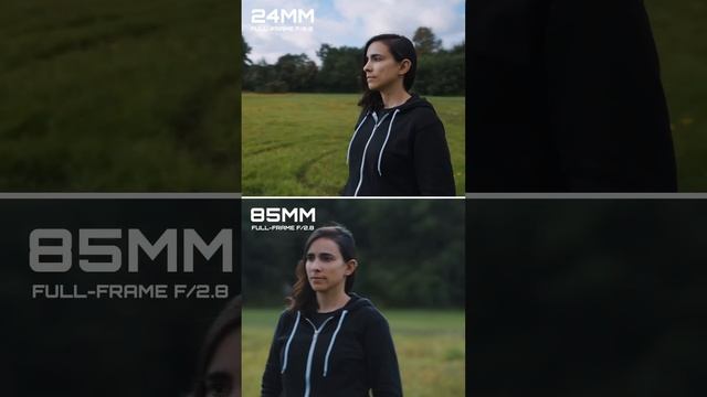 Difference between 24mm vs. 85mm lens смотреть онлайн