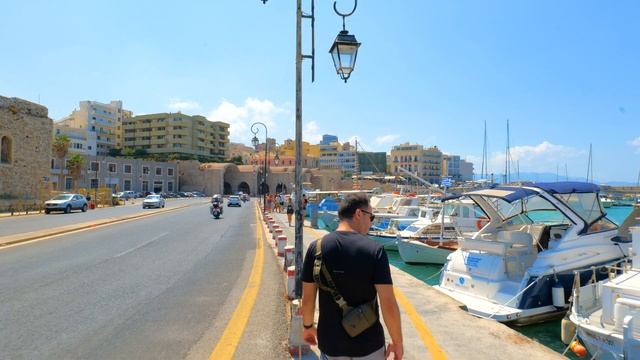 Crete Greece, Heraklion, Walking Tour In 4K, Greece 2022