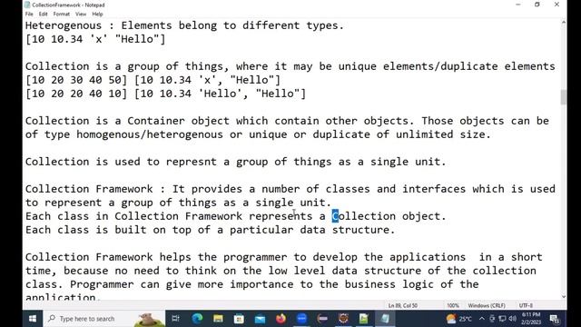 Collections In JAVA C //2/2/2023 смотреть онлайн