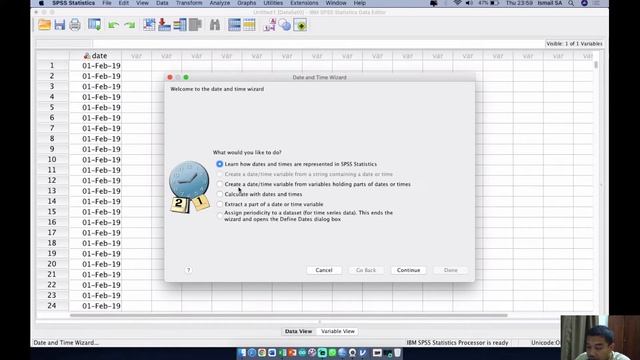 Transform Convert date into week format in SPSS | How to change date format #epidemiology смотреть онлайн