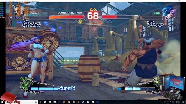 🎮 🎮 🎮 RPCS3 PS3 Ultra Street Fighter 4 Vulkan test 24,02,2019 i5 3570k gtx 1050 ti смотреть онлайн