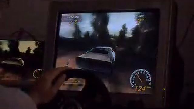 Testing 19" CRT Monitor with FlatOut 2 + Logitech DFP смотреть онлайн