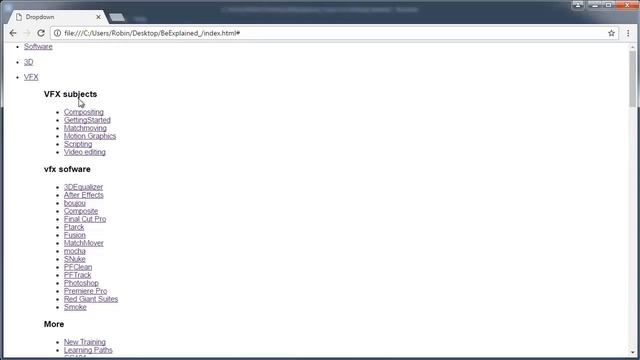 HTML & CSS : Build Advance Modern Drop Down Menu смотреть онлайн