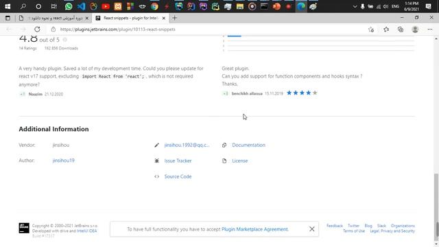 part6 ساخت کامپونتت به صورت class وآشنا شدن با پلاگین react snippets در webstorm смотреть онлайн