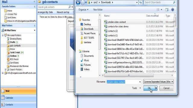 Import Contacts from Excel or a CSV File into Outlook смотреть онлайн