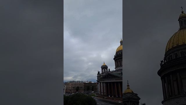 The Mesmerizing sky above St. Isaac's Cathedral, St.Petersburg 09.08.21, 4K video quality, pt1 смотреть онлайн