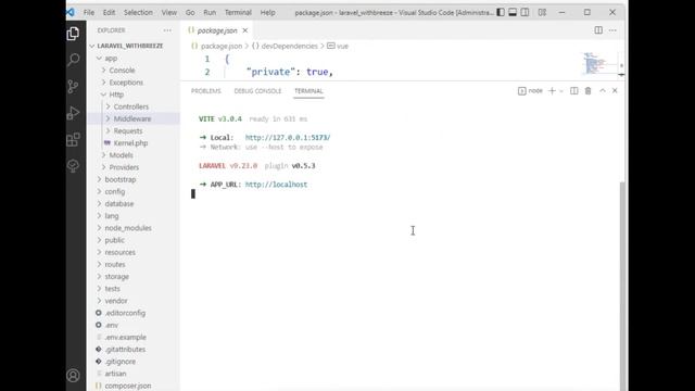 Part 1: Laravel breeze api with vue authentication how to create laravel api with vuejs смотреть онлайн