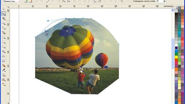 CorelDRAW: простая и фигурная обрезка растровых изобр. смотреть онлайн