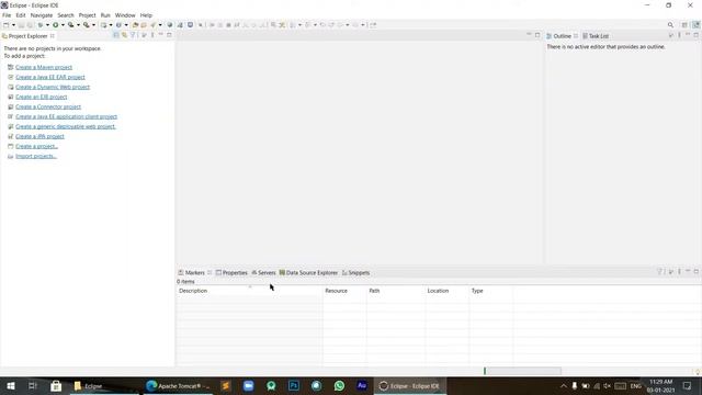 Download and Install Eclipse IDE and Apache Tomcat | Create Simple Servlet Program смотреть онлайн