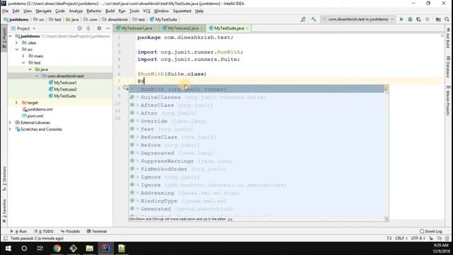 #4 Junit Tutorial - Creating a Test Suite in Junit смотреть онлайн