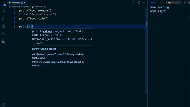 Python Programming Tutorial # 15 | Comments in python | What is Comment in Python - English смотреть онлайн