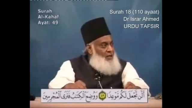 18 Surah Kahf Dr Israr Ahmed Urdu