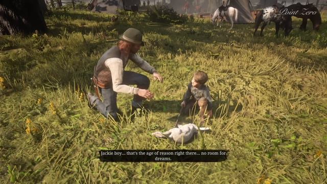 Sean and Jack find a Rabbit / Hidden Dialogue / Red Dead Redemption 2 смотреть онлайн
