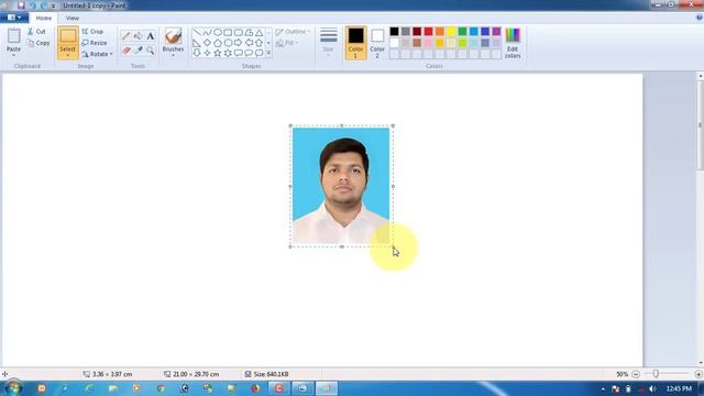 Make Passport Size Photo ( 3.5cm X 4.5cm) for online form смотреть онлайн
