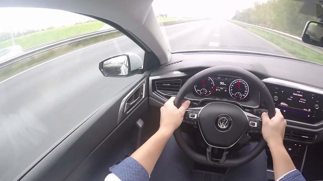 2017 Volkswagen Polo 1.0 TSI 95HP - POV Test Drive (no talking, pure driving) смотреть онлайн