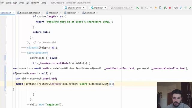 Authentication with Email and Password with Cloud Firestore смотреть онлайн