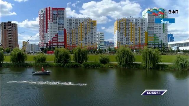 ПР-2022 по плаванию на открытой воде | День 1 -10 км, юниоры смотреть онлайн