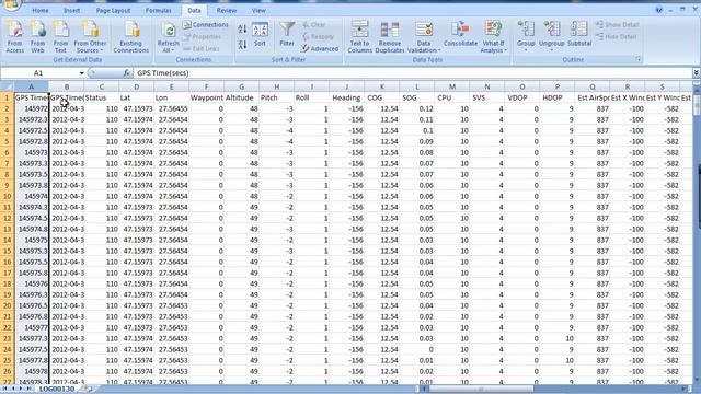 UavDevBoard logs csv to xls convert tutorial смотреть онлайн