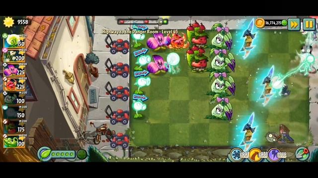 Highway to the danger room (Level 40-45) Day5 | All plants max level 200 -Plants vs zombies 2 смотреть онлайн