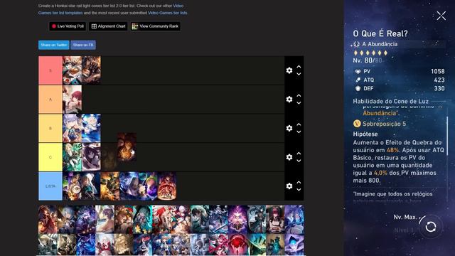 Tier List - CONES 4 ESTRELAS DA LOJA DO ESPELHO | Honkai: Star Rail смотреть онлайн