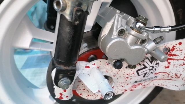 Задний дисковый тормоз на скутер своими руками. смотреть онлайн