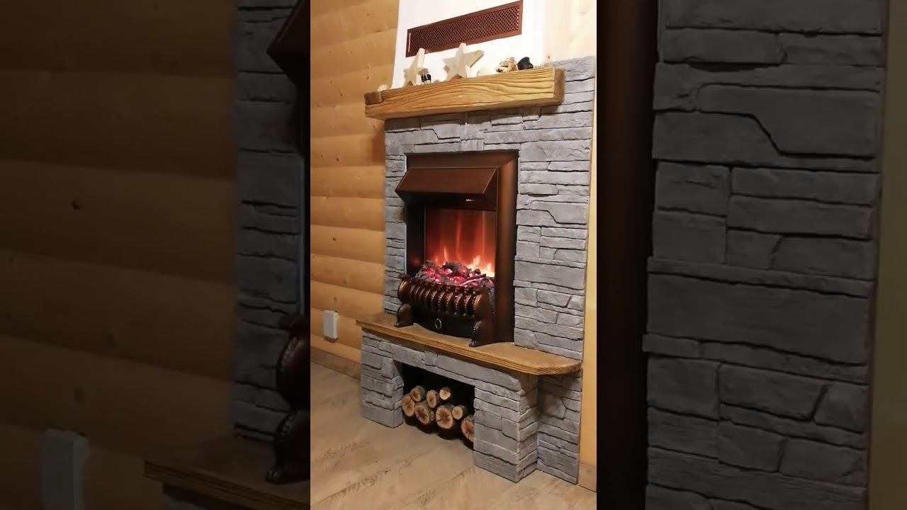 Мой камин в бане.