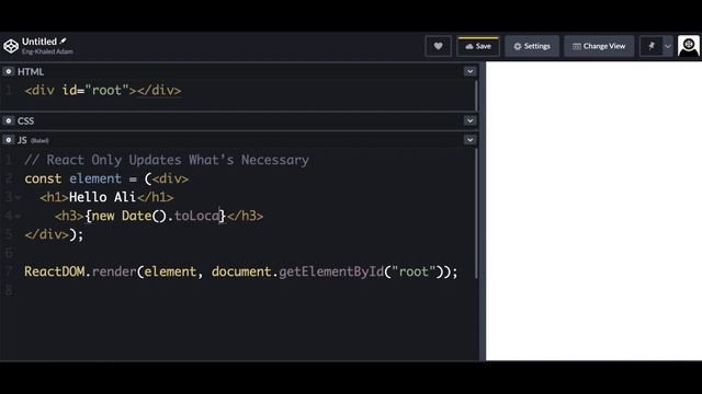 5. React JS - render смотреть онлайн