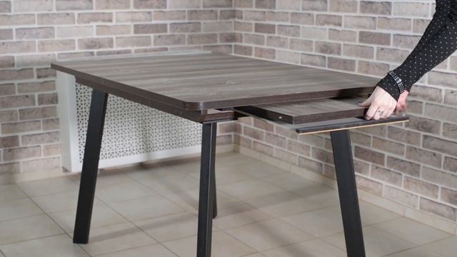 Обзор синхронно-раздвижного механизма для столов Джаз на металлических ножках 93 фабрики "ДОМОТЕКА" смотреть онлайн