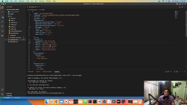 GitHub Pages | How to deploy react app on GitHub pages | HINDI смотреть онлайн