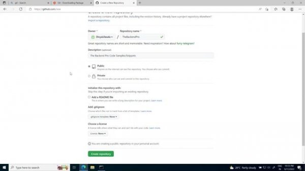 GIT Tutorial | How to create GIT Repository In GITHub(github.com)