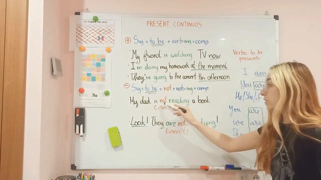 Present continuous/Paso a paso смотреть онлайн