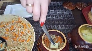 КАША ПЕРЛОВАЯ С КУРИЦЕЙ В ГОРШОЧКАХ.