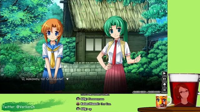 【Higurashi When They Cry Hou - Ch.1 Onikakushi #1】Погружаемся в тихие будни Хинамидзавы смотреть онлайн
