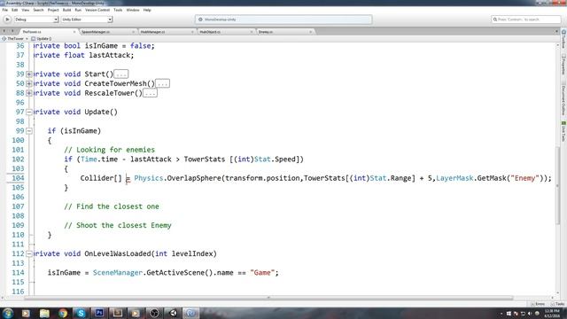 The Tower , Killing Enemies • 9 • Mobile Game [Tutorial][C#] смотреть онлайн